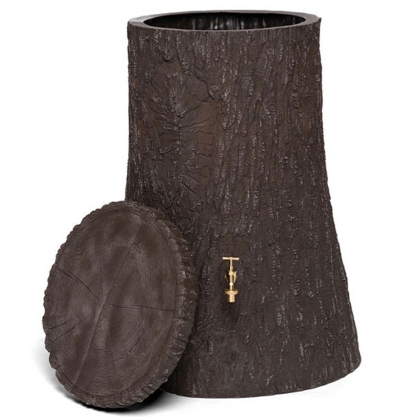 Prosperplast Sud na dešťovou vodu pařez LITTLE TREE umbra 250l