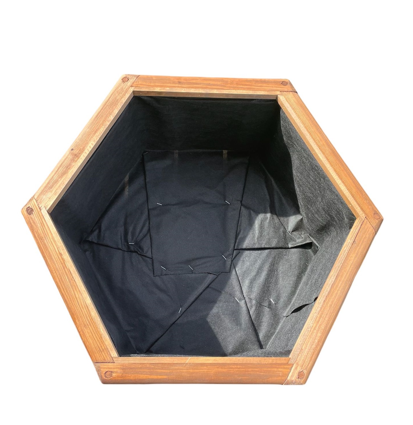 Dřevěný zahradní květináč  AKSAMIT, teak, 600x300