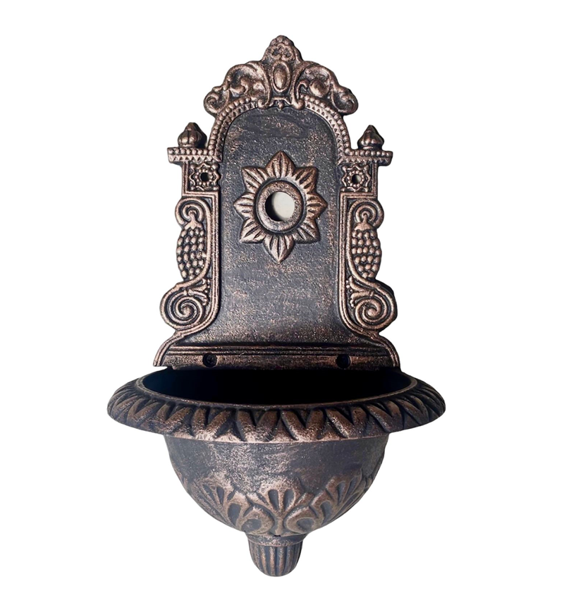 Dekorativní litinové umyvadlo Malé 47,5 cm - měděná patina