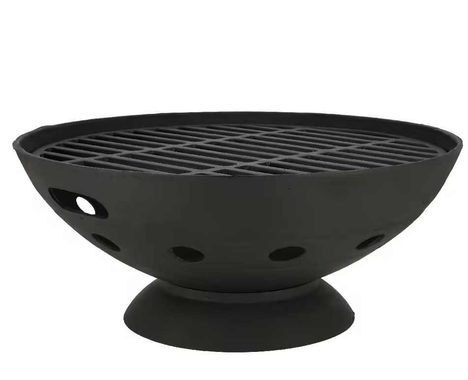 Zahradní OHNIŠTĚ LITINOVÉ BBQ, 55x55x31cm
