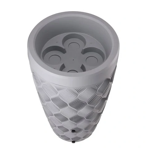 Sud na dešťovou vodu FLOW platinum, 240 litrů s kohoutkem 3/4