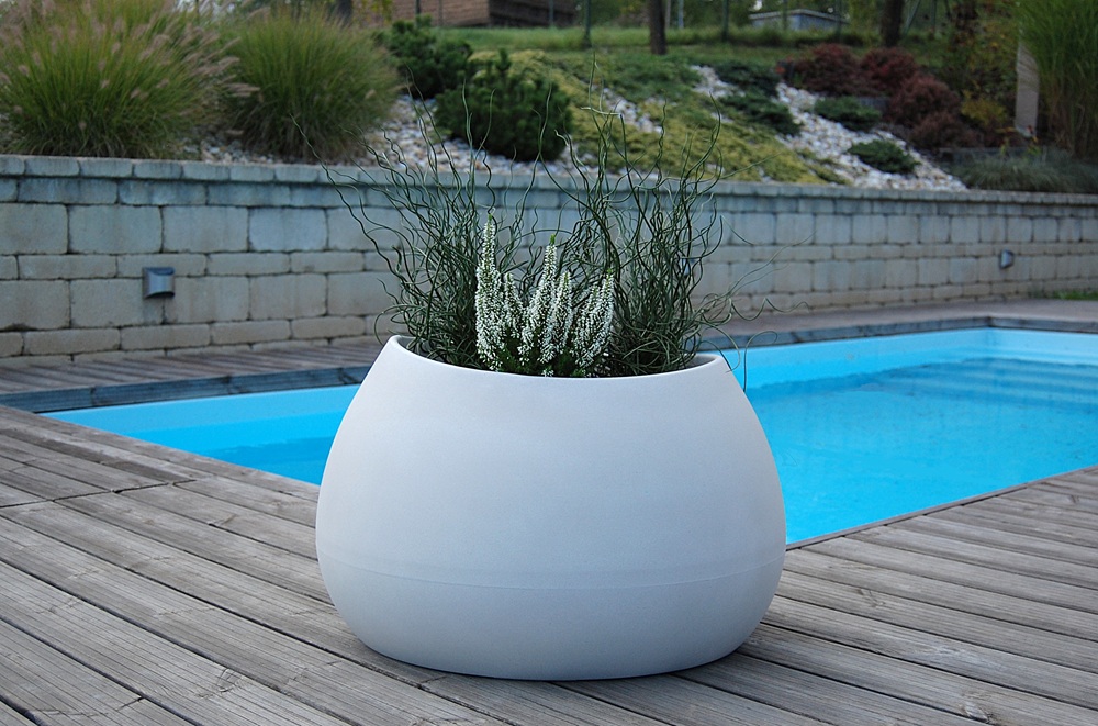 Květináč EVOLIA 60 cm, barva písková