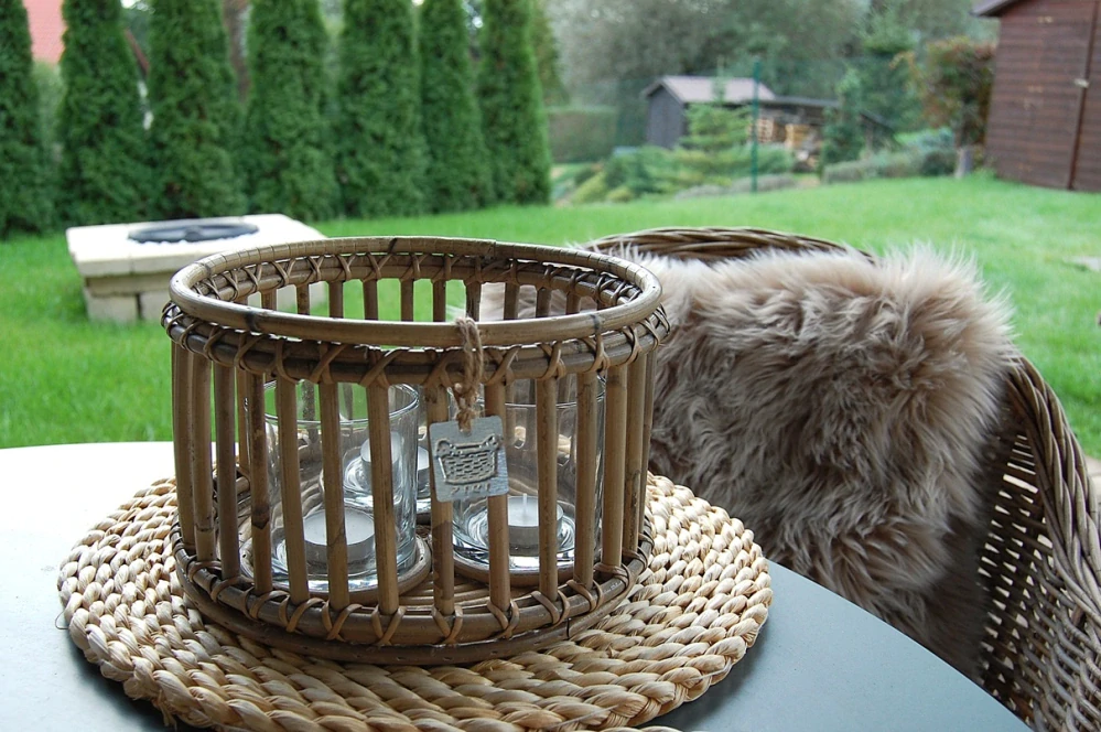 LUCERNA RATANOVÁ RING, L 25x15 cm