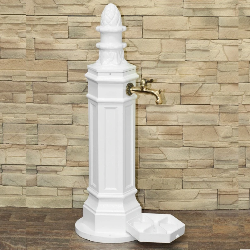 PRÉMIOVÝ vodovodní sloupek ROMA, bílý