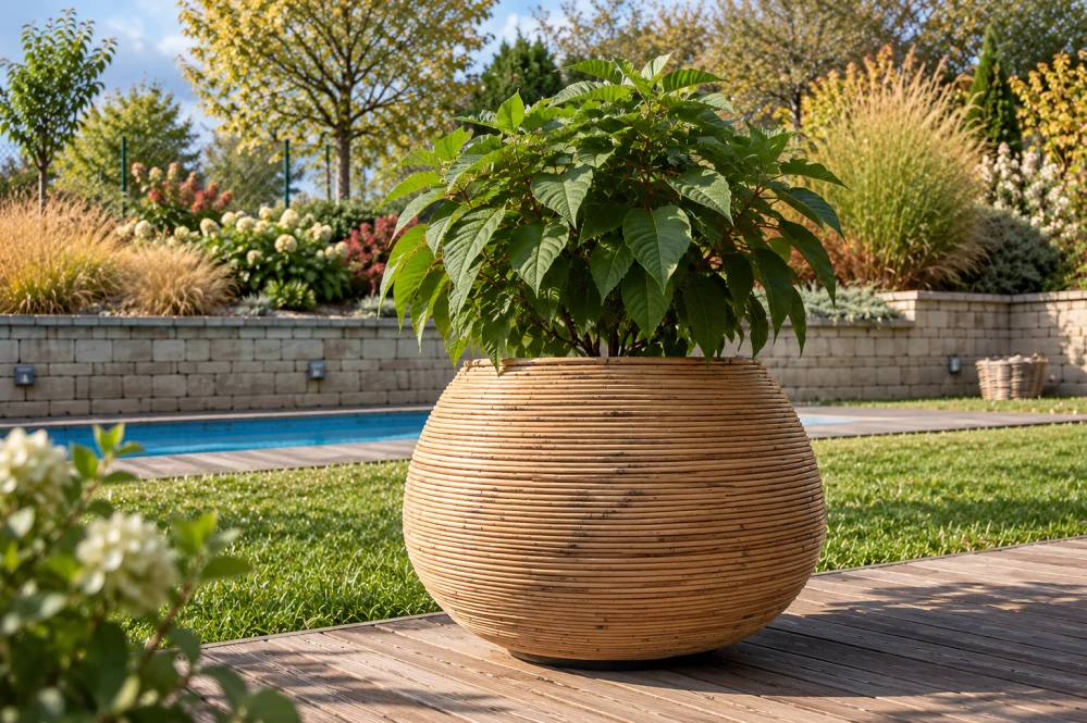 RATANOVÝ květináč STRIPE, Ø57x44 cm
