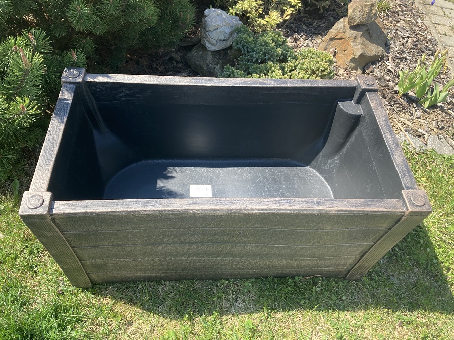 Roto květináč Teak L, hnědý,  780x400x400