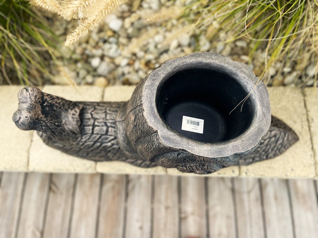 Roto Květináč Šnek Plantážník XL, bronzově hnědá