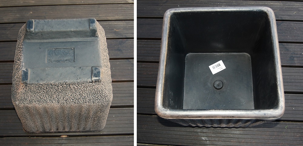 Roto KVĚTINÁČ TWIST s NOŠKAMI, bronzově hnědý 