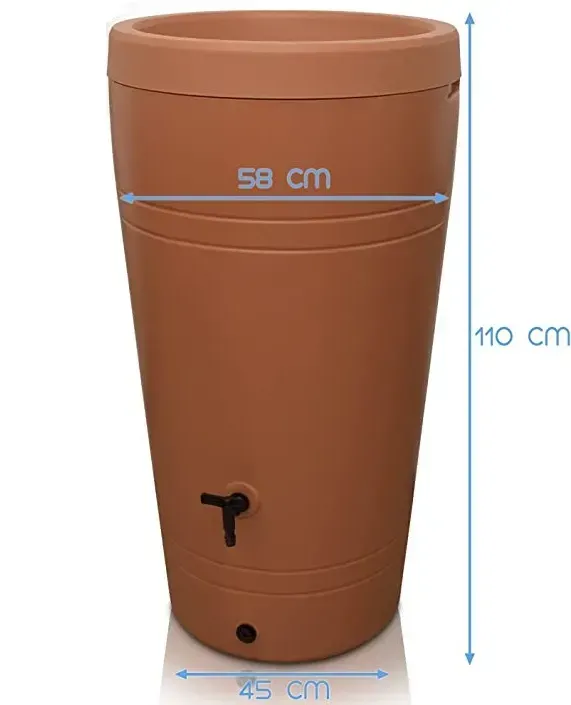 Prosperplast Sud na dešťovou vodu TUBE 230l, terakota