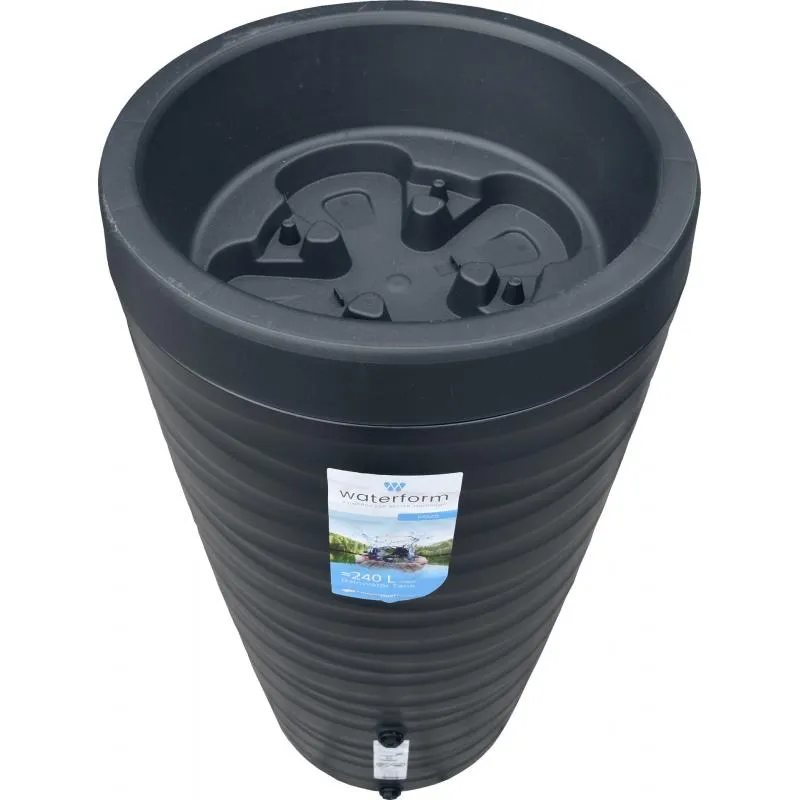 PROSPERPLAST Sud na dešťovou vodu MAZE antracit 240l