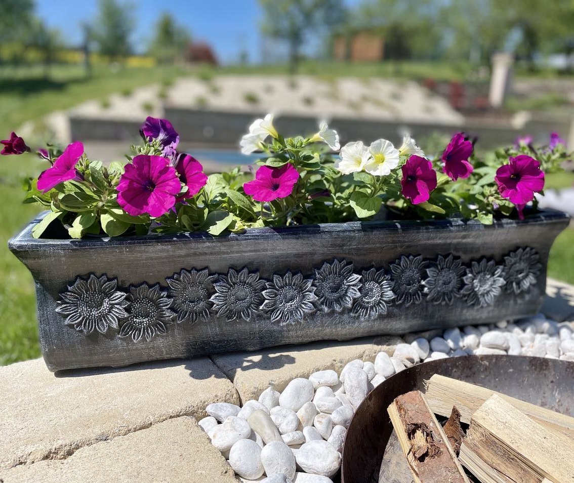 ROTO Květináč PLANIKA XL, šedá