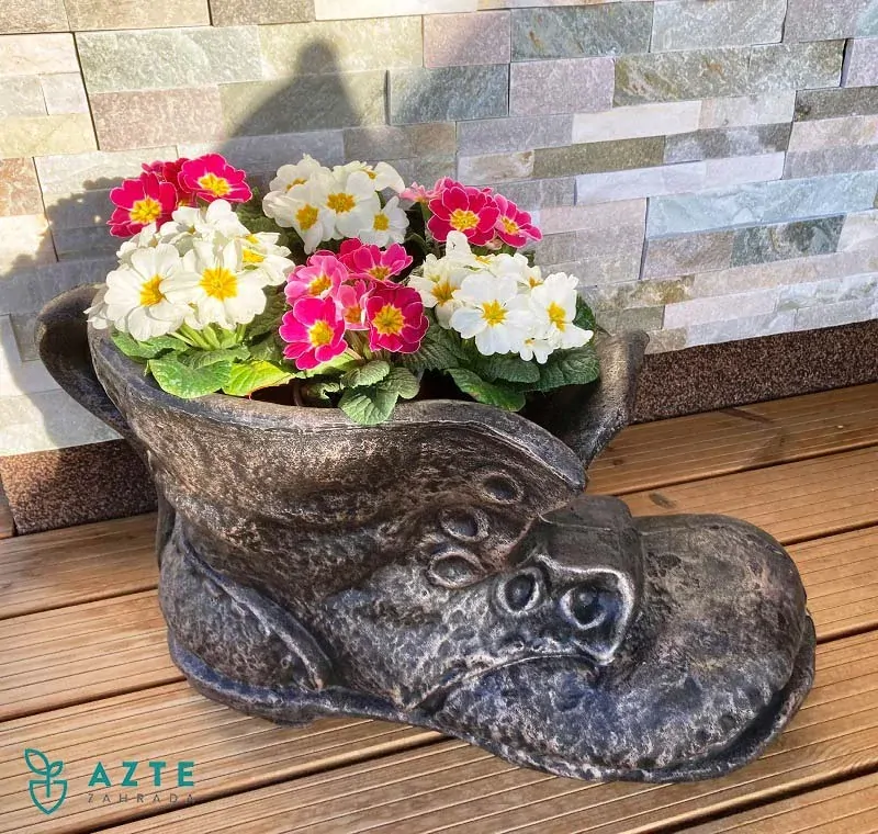 Roto Květináč BOTA L, bronzově hnědá 