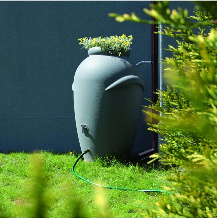 Prosperplast Sud na dešťovou vodu AQUACAN 360l, šedý