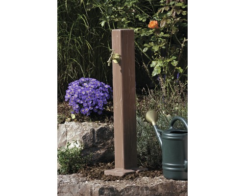Zahradní SLOUPEK FOREST s kohoutkem, umbra