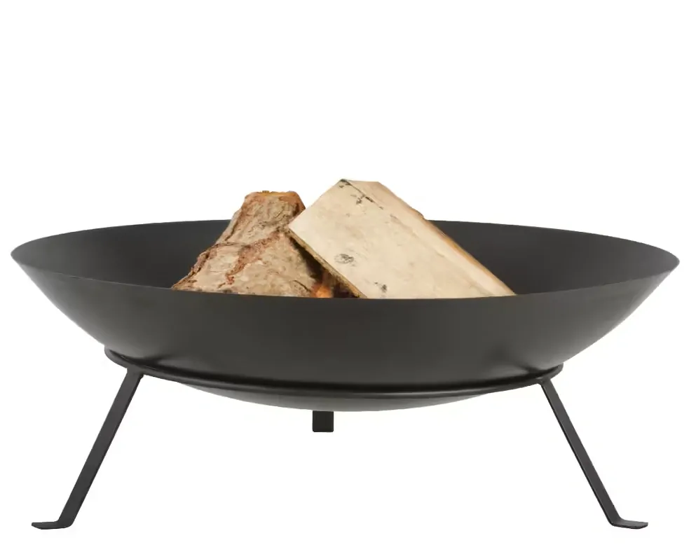 Zahradní KOVOVÉ OHNIŠTĚ na NOŽKÁCH, 50x50x25cm