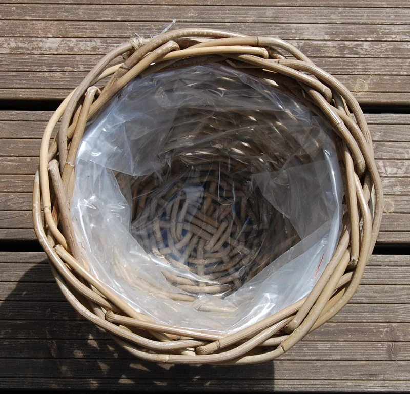 RATANOVÝ Květináč CLASIC VASE small, Grey, Ø28x18 cm