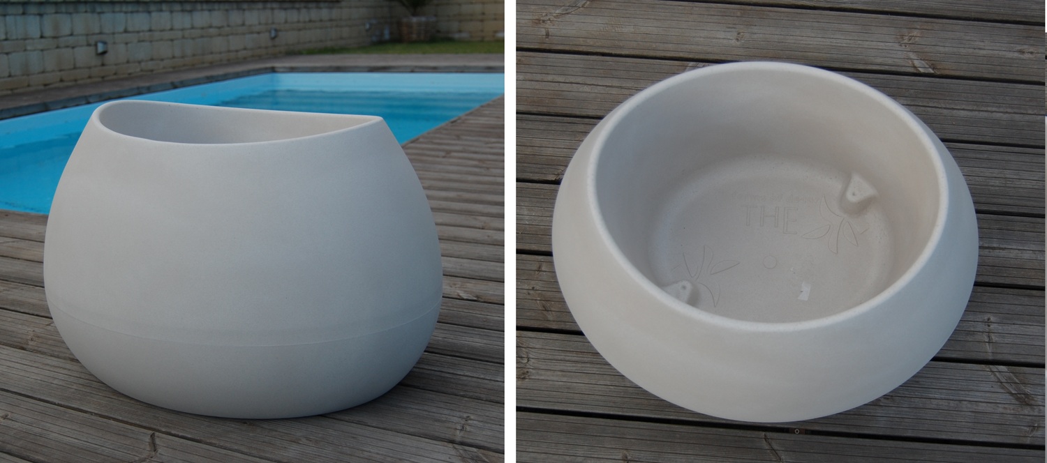 Květináč EVOLIA 60 cm, barva písková
