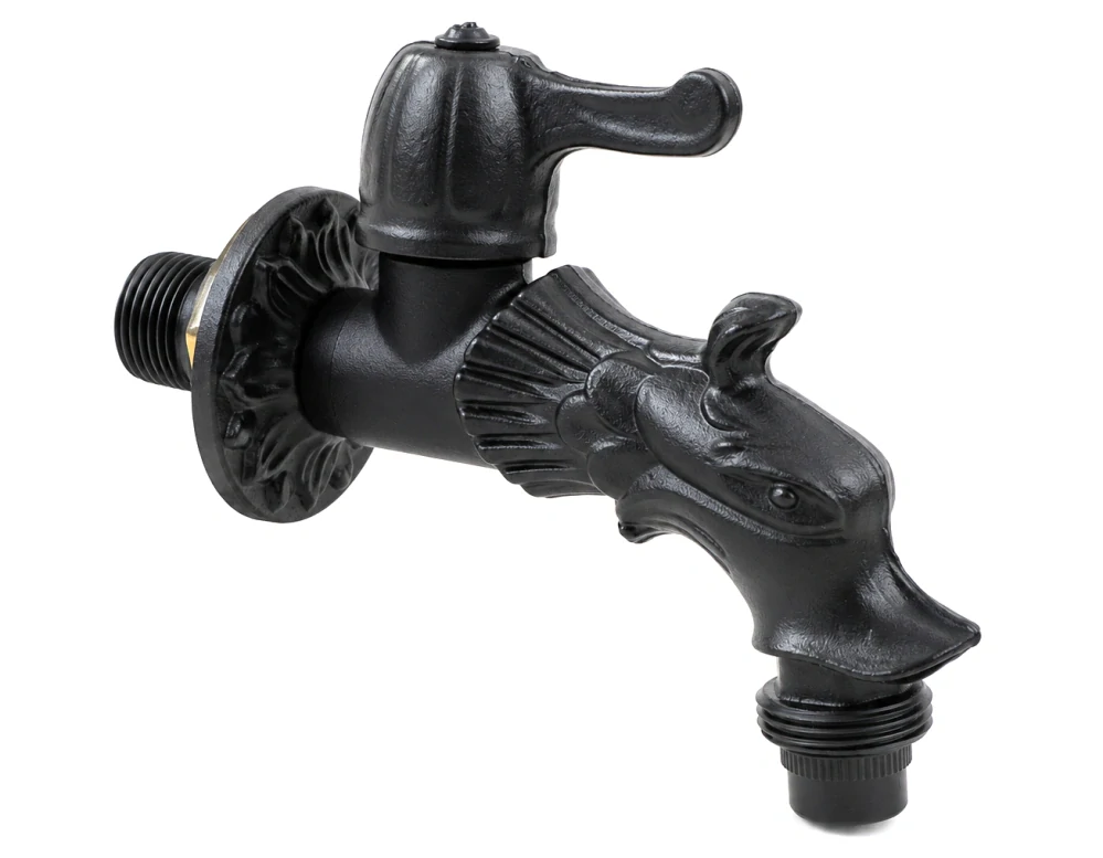 Vodovodní KOHOUTEK DRAK 1/2", černý