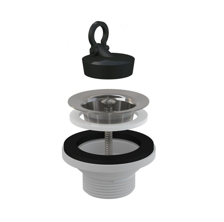 ROTO SET Zahradní Umyvadlo SATURN s kohoutkem DRAK a výpustí, šedý granit,  VÝHODNÁ CENA