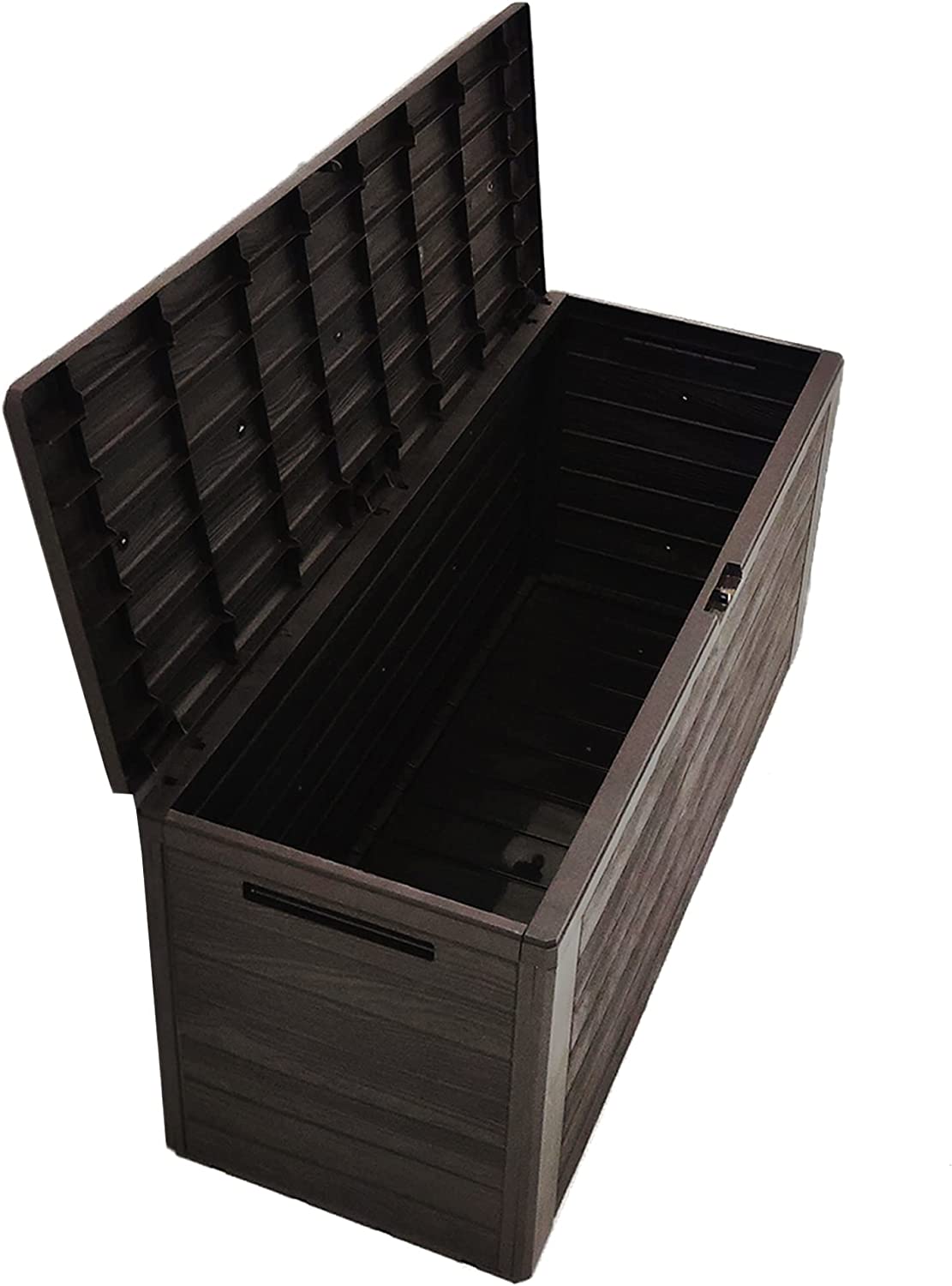 Prosperplast Zahradní box WOODEBOX umbra 116 cm - 280L