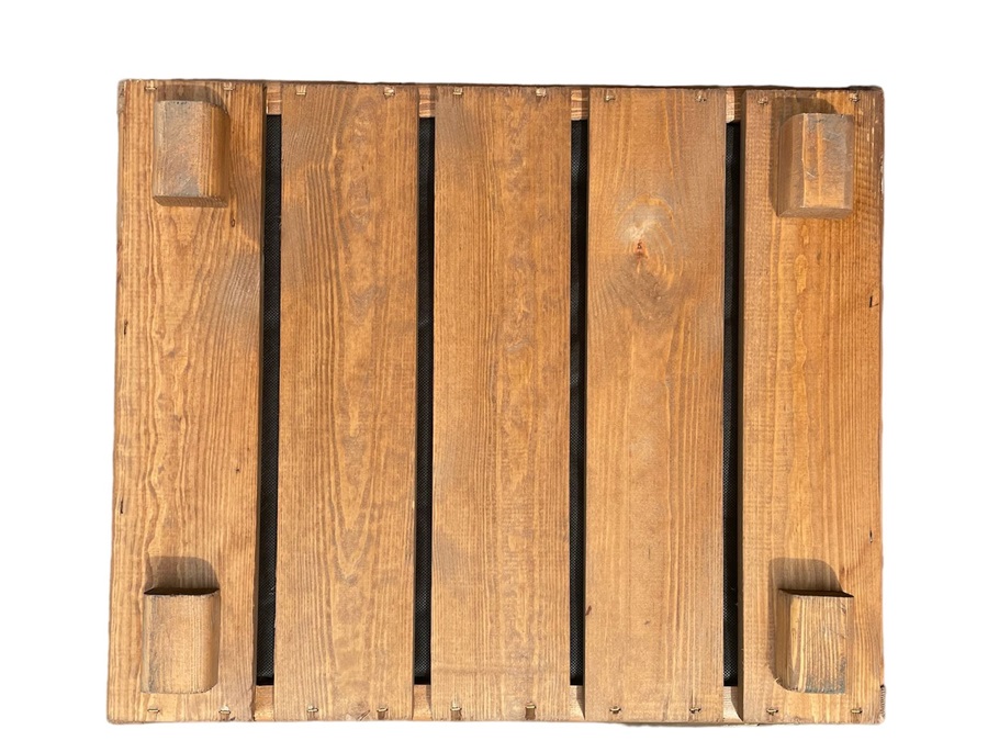 Dřevěný zahradní květináč AKSAMIT, teak, 600x500x200