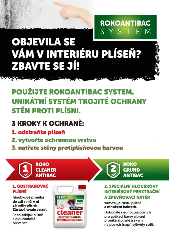 ROKO Cleaner Antibac 0,5 l odstraňovač plísně
