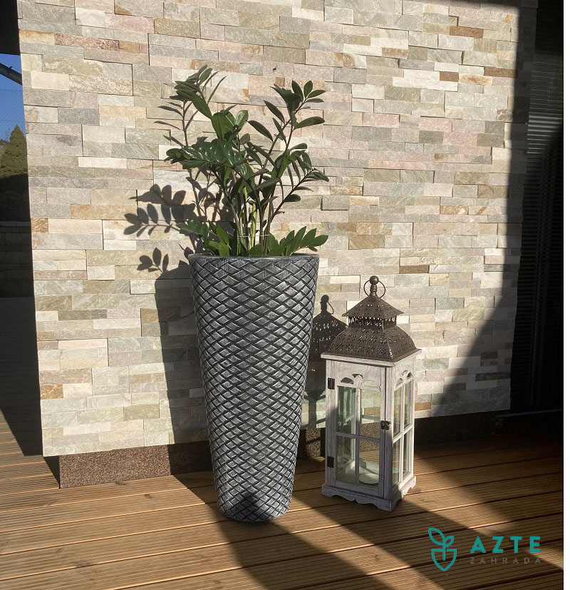 Roto Květináč LATINO L, šedá