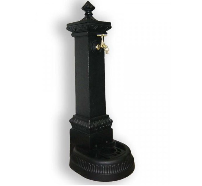  AZTE Vodovodní litinový SLOUPEK, černý