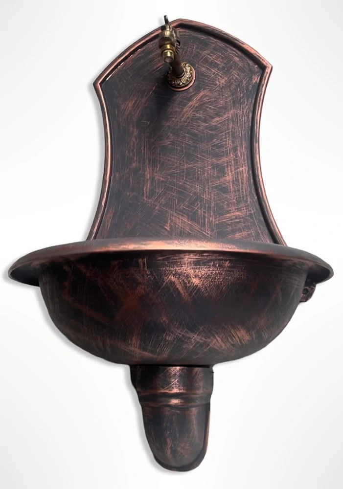 Zahradní umyvadlo SIENA 83 cm antický bronz - kohoutek Drak