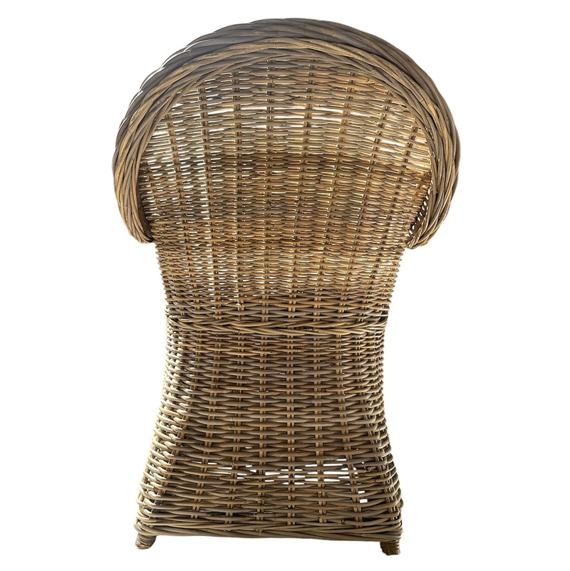 RATANOVÉ Jídelní Křeslo OASIS, šedohnědé