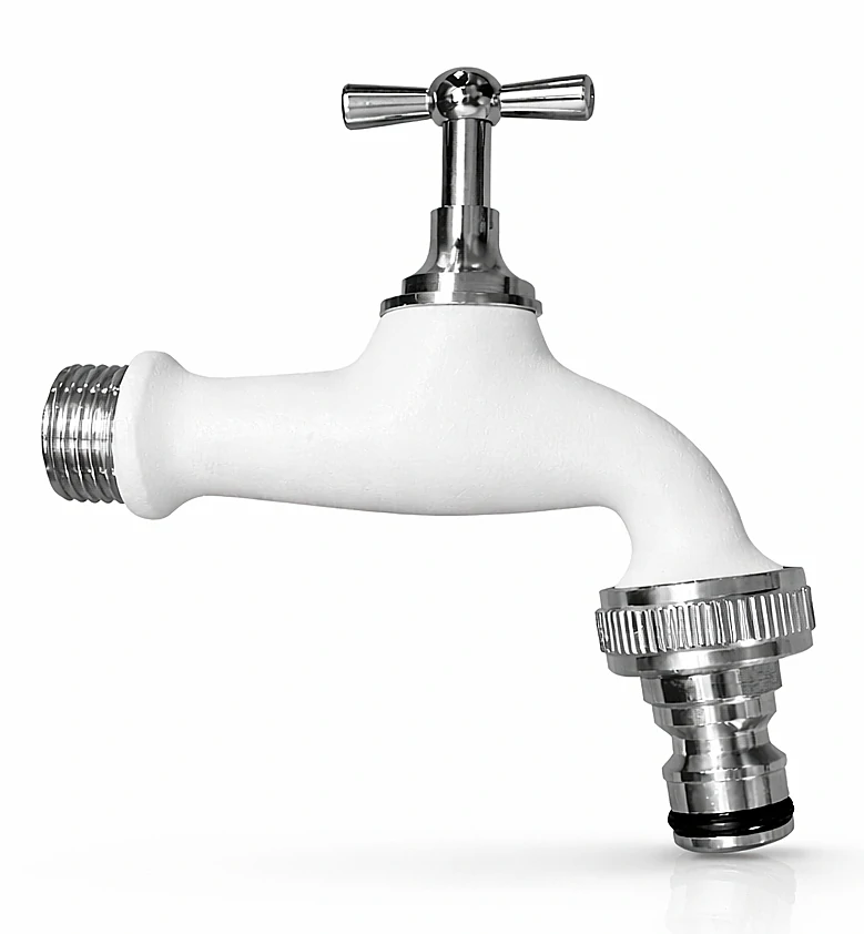 Vodovodní kohoutek Velora 1/2'' bílá