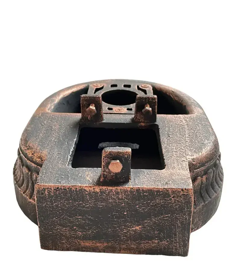  AZTE Vodovodní litinový SLOUPEK , měděná patina