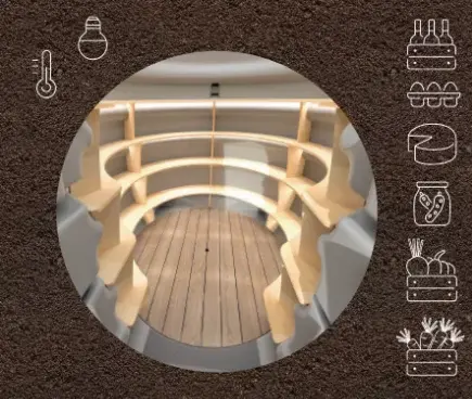 Prosperplast Plastový Sklípek OVO - 7500 l