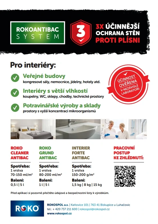 ROKO Cleaner Antibac 0,5 l odstraňovač plísně