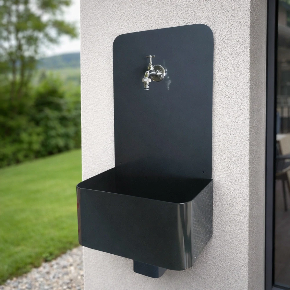 Zahradní umyvadlo Las Vegas 80 cm antracit