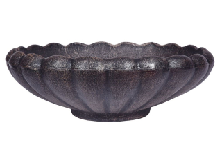 Roto hřbitovní květináč MARGARETA M bronzově hnědá - Ø570x210 mm