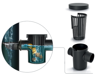 Prosperplast Vnější filtr hrubých nečistot dešť. vody (3 díly)