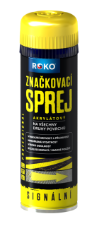 ROKO Značkovací sprej 500 ml - žlutý