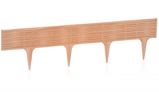 Travní lem hladký GARDEN BORDER terakota 390cm