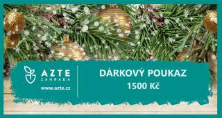 Elektronický Dárkový Poukaz AZTE.CZ v Hodnotě 1500 Kč