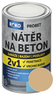 Barva na beton ROKO PROBET 1 kg - Béžová