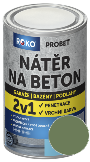 Nátěr na beton ROKO PROBET 5 kg - Světle zelená