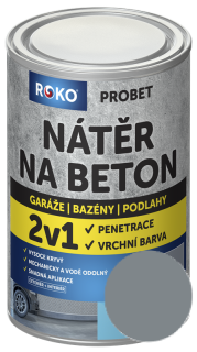 Nátěr na beton ROKO PROBET 5 kg - Šedá