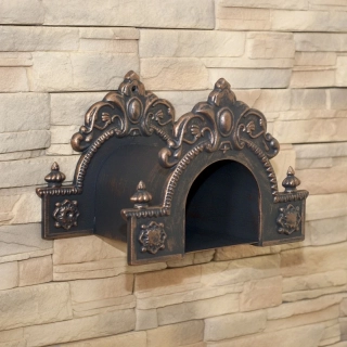 PRÉMIOVÝ DRŽÁK na hadici TOSCANA, antický bronz