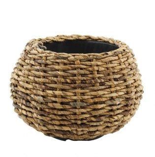 RATANOVÝ Květináč DRYPOT ABACA Natural, Ø57x44 cm