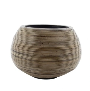 RATANOVÝ květináč STRIPE,  Ø57x44 cm