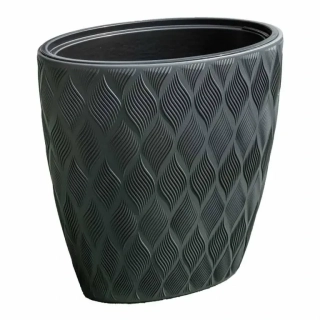 Květináč FLOW Antracit 85l