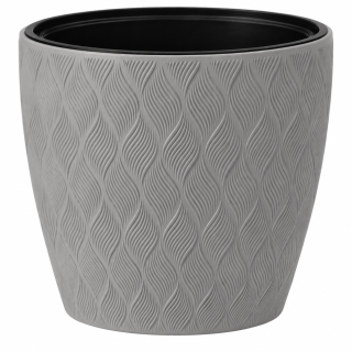 Květináč FLOW elipsa Platinum 85l
