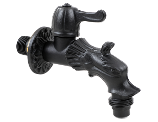 Vodovodní KOHOUTEK DRAK 1/2", černý